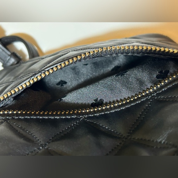 Kate Spade Black Quilted Mini Backpack - Picture 6 of 10